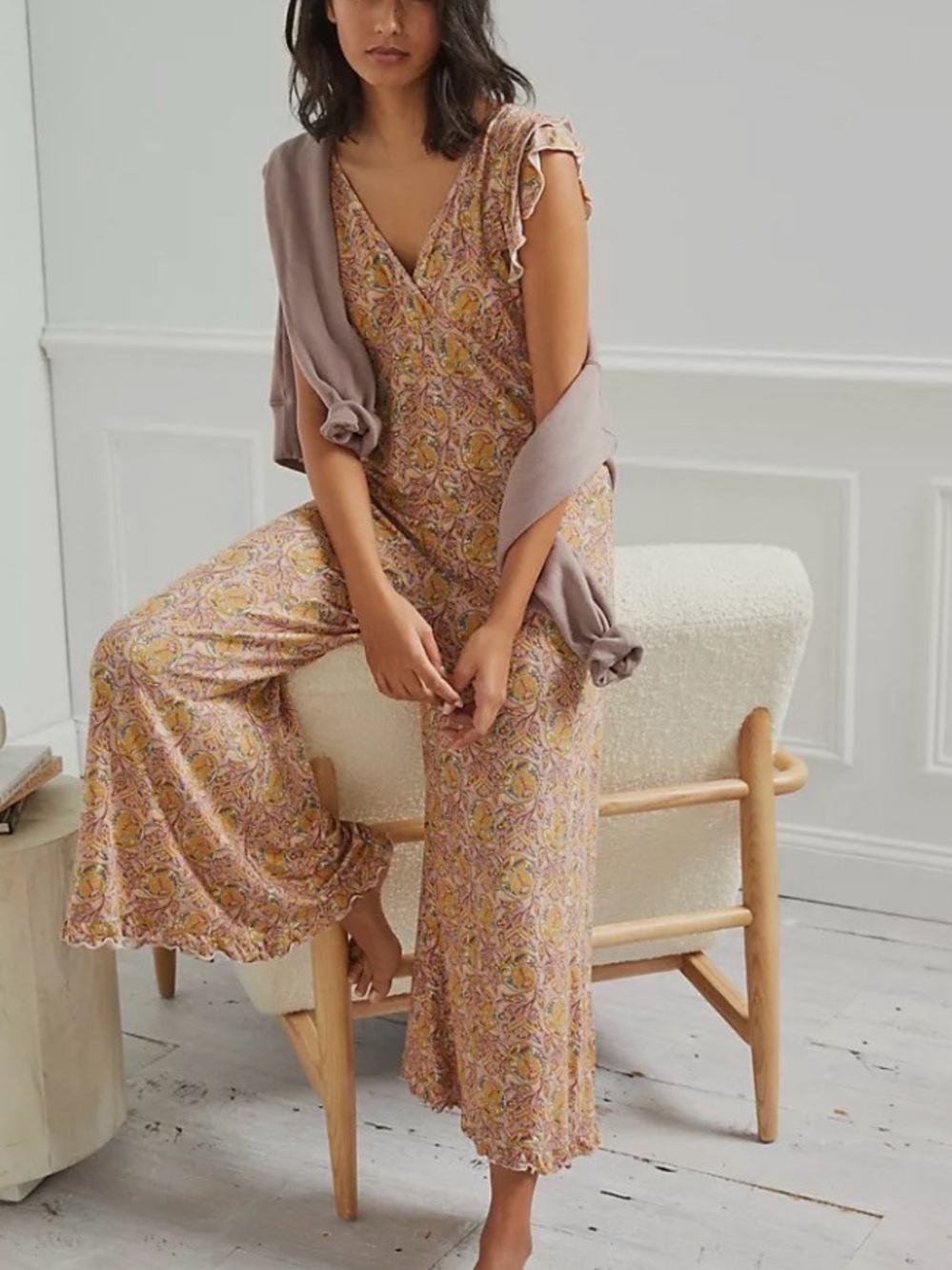 Anthropologie Matilda Ruffle Jumpsuit